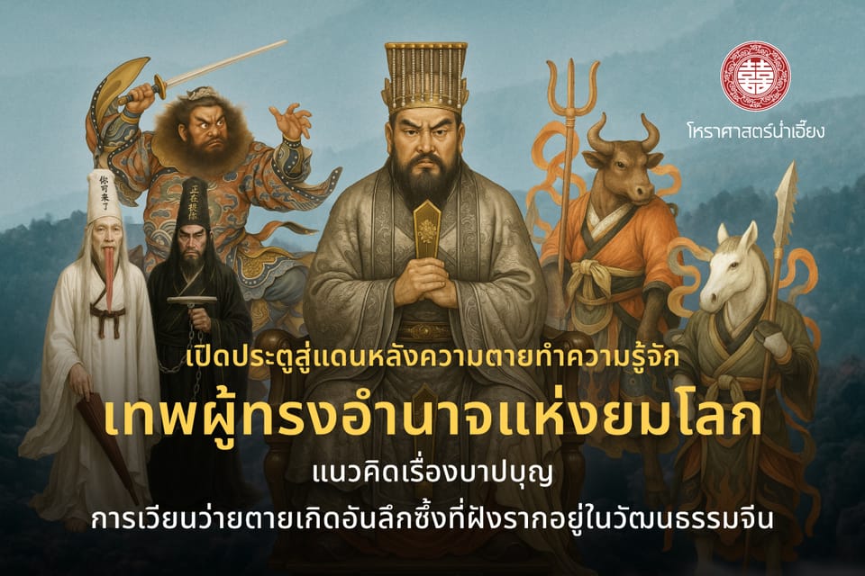 รู้จักเทพเจ้าจีนสายนรก🙏🏻🔥